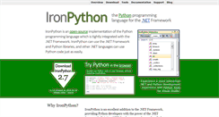 Desktop Screenshot of ironpython.net